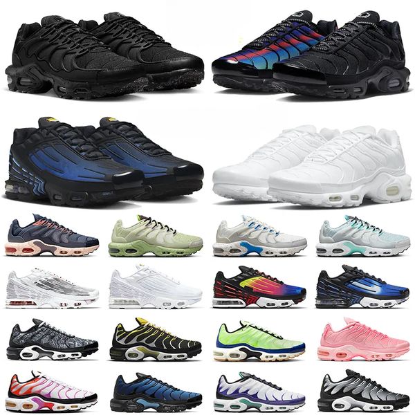

2023 terrascape plus tn 3 running shoes tns women mens trainers triple black white unity hyper blue atlanta bred reflective outdoor sports s