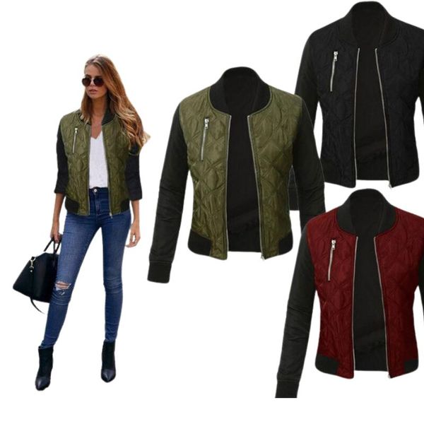 

women's jacket lightweight slim fit fashion designer women's wear, Black;brown