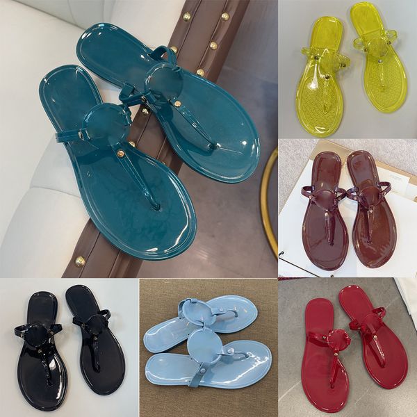 

designer luxury sandals women man flip flops slipper fashion genuine leather slides metal chain ladies casual shoes 35-42, Black
