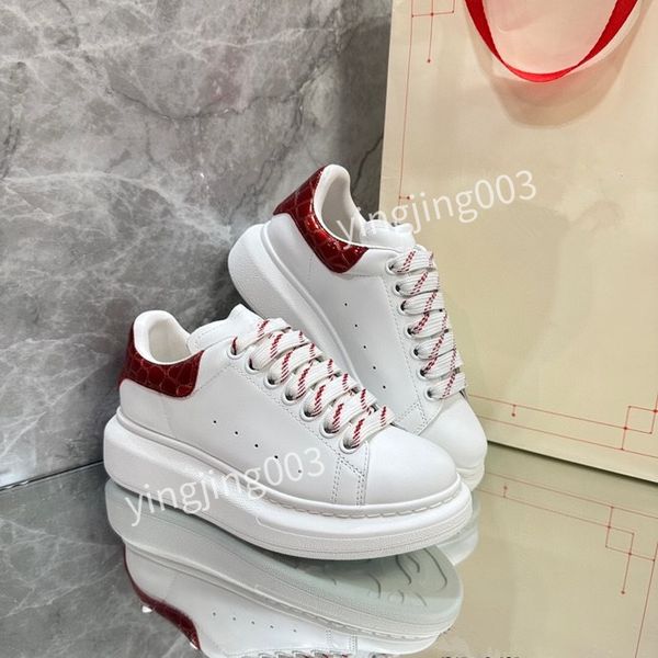 

new casual shoes women leather man lace-up fashion running trainers woman men gym sneakers, Black