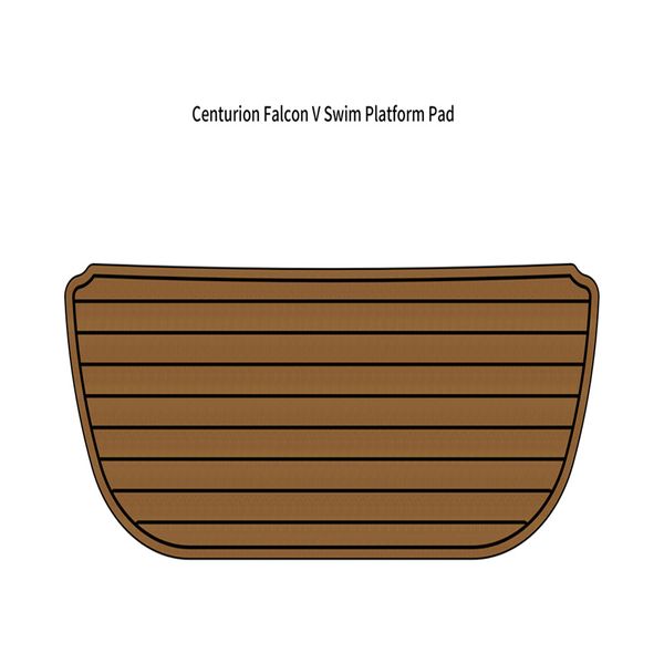 

centurion falcon v swim platform step pad boat eva foam faux teak deck floor mat self backing ahesive seadek gatorstep style floor