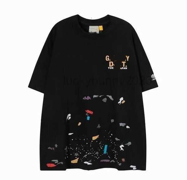 

men's t-shirts galleryes designer summer gallary shirt alphabet printed star same round neck short sleeve t-shirt for men and women 436, White;black