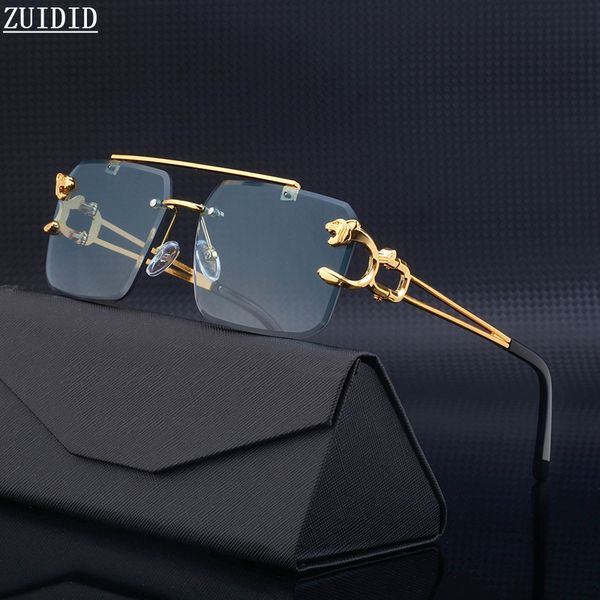 

sunglasses retro rimless sunglasses for men steampunk sunglasses women punk fashion glasses vintage shades gafas de sol sonnenbrill sun 2303, White;black