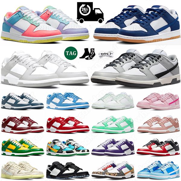 

panda low running shoes men designer sneakers orange lobster coast pn dust triple pink reverse brazil unc mens womens lows outdoor sports tr, Black