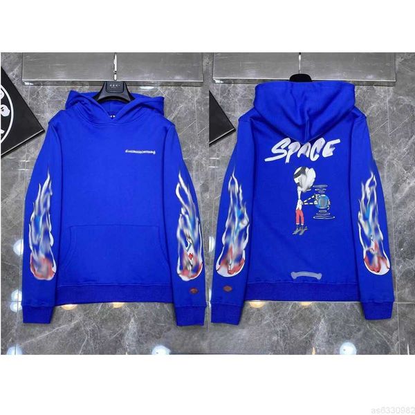 

men's hoodies sweatshirts designer hearts hoodie chromes mens hoody clothing womens heart hooded ch cross flower arm front printed hors, Black