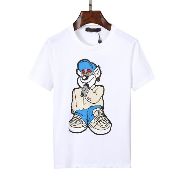 

men's t-shirts mens tshirts designers clothes fashion cotton couples brand short sleeve tees designer classic letter t shirts tee casua, White;black
