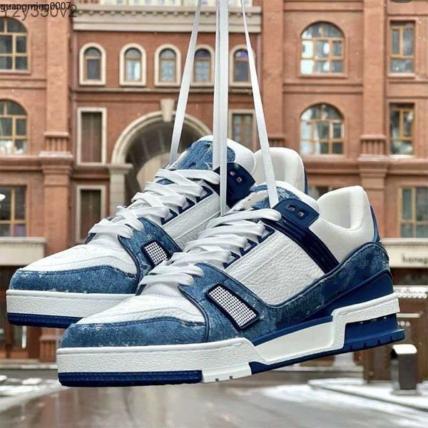 

brand men women trainer shoes fashion designer low cut lace-up genuine leather casual flats outdoor zapatillas sneakers 36-44 mkjqq gm700003