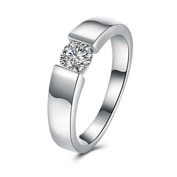 

band rings charm 925 sterling silver rings for women shining crystal size 7/8/9 fashion party gifts engagement wedding jewelry aa230323