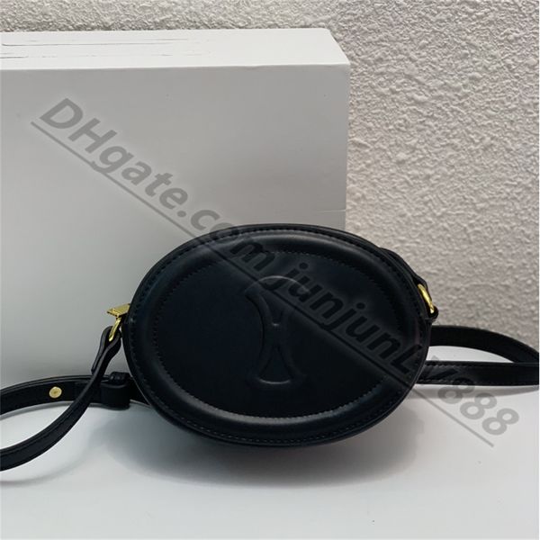 

fashion shoulder bag women's men handbags tote clutch triomphe smooth cow leather crossbody oval wallet girl fashion diesels purse hand