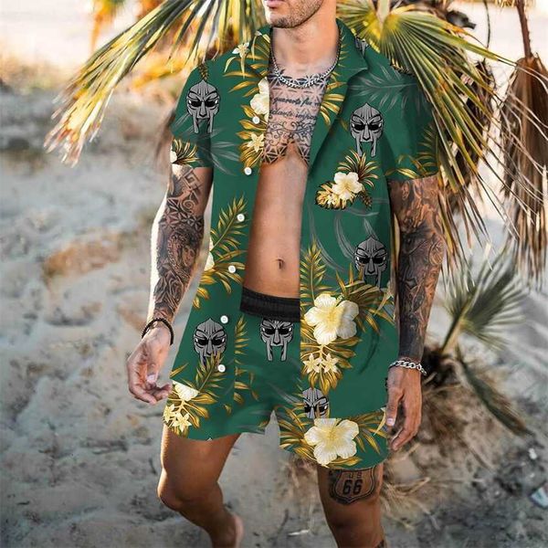 

beach suit 3d printed men's shirt, White;black