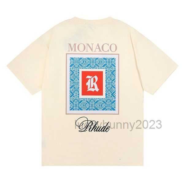 

luxury brand rhude t shirt fashion tshirt mens designer shirts men casual short sleeve ees us size s-xxl 11fnb, White;black