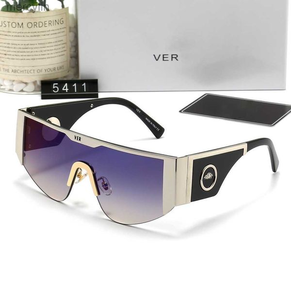 

luxury designer versage sunglasses men's women's vercace sunglasses fashion trend polarized large frame sunglasses trendy sunglass, White;black