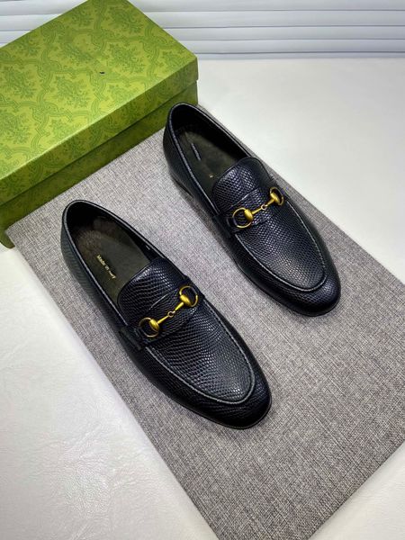 

g14/11model 2022 luxury men shoes business suit men formal designer dress shoes slip-on flats loafers party wedding oxfords, Black