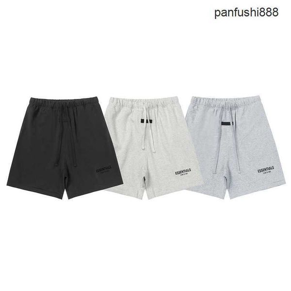 

foggg men s casual shorts fogg season 8 double threaded essen small flocked letter summer sports drawstring shorts, White;black