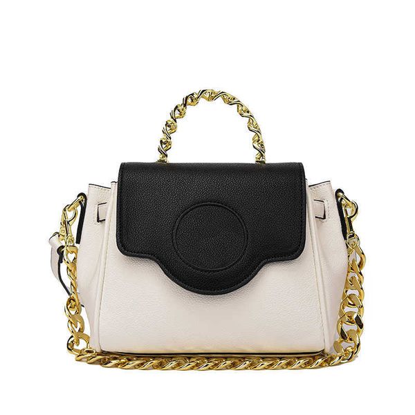

beauty's head designer bag totes handbag women chain messenger bags vintage elegant leather crossbody mirror quality bags leather hand