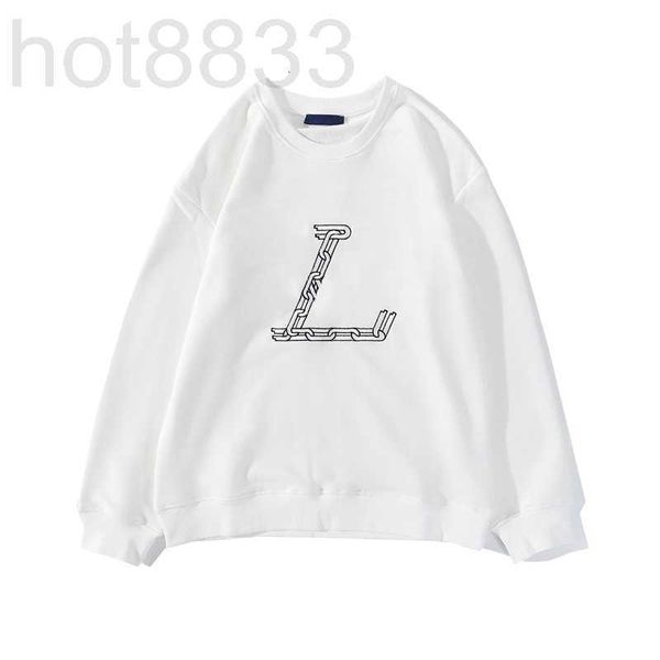 

men's hoodies & sweatshirts designer hoodie sweatshirt coat autumn and winter letter printing clothing loose crew neck sweater jacket, Black