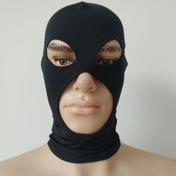 

costume accessories hood zentai costumes party accessories halloween mask cosplay costumes spandex hood open eyes mouth and nose, Silver