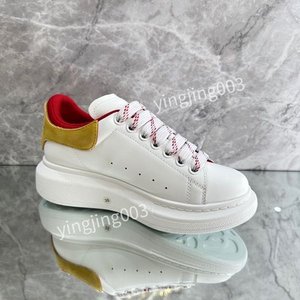 

new brand casual shoes calfskin casual sneakers fashion color matching low men women shoes2023, Black