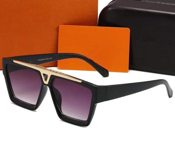 

designer sunglasses classic eyeglasses goggle outdoor beach sun glasses for man woman mix color optional triangular signature aaa39, White;black