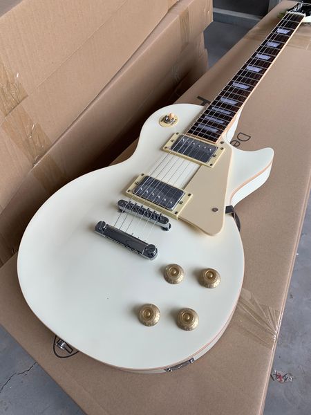

electric guitar rosewood fingerboard,milky white,edge binding,