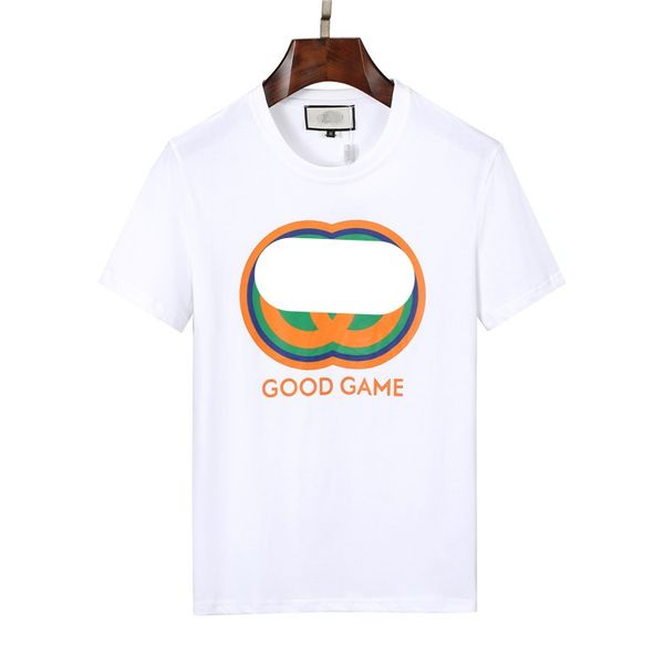

designer luxury men's t shirts cotton printing brand white black casual t-shirts short sleeve tees