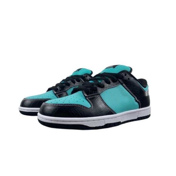 

men's design sports casual sneakers diamond blue black low sports shoes
