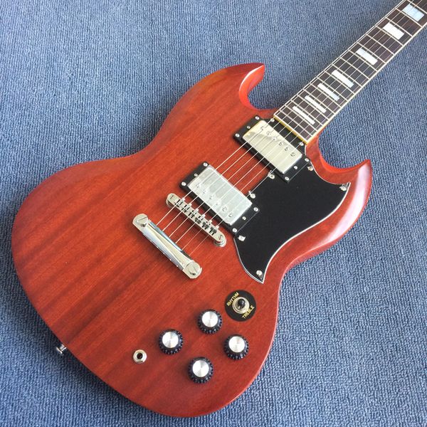 

customized electric guitar, rosewood fingerboard real abalone inlay guitar,chrome-plated hardware,semi gloss finish