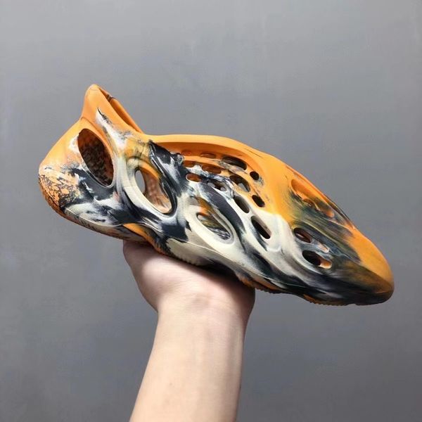 

designer slippers slide foam runner onyx glow green bone black blue pure resin orange soot rubber slipper sandals mens womens clog runr slid