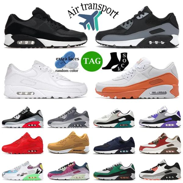 

90 men running shoes 90s triple black white leather mesh supernova dust grey malt camo valentines day infrared women mens trainers outdoor s