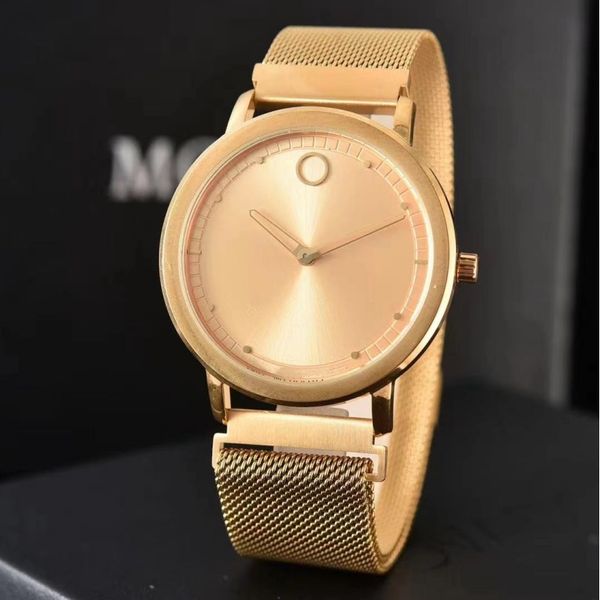 

wristwatches mens business watch classic waterproof watches 40mm stainless steel casual 5 colors1, Slivery;brown