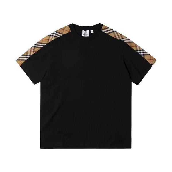 

brand clothes legal copy designer bur t-shirt online store correct high edition 23 summer new fashion simple embroidery men's and women, White;black