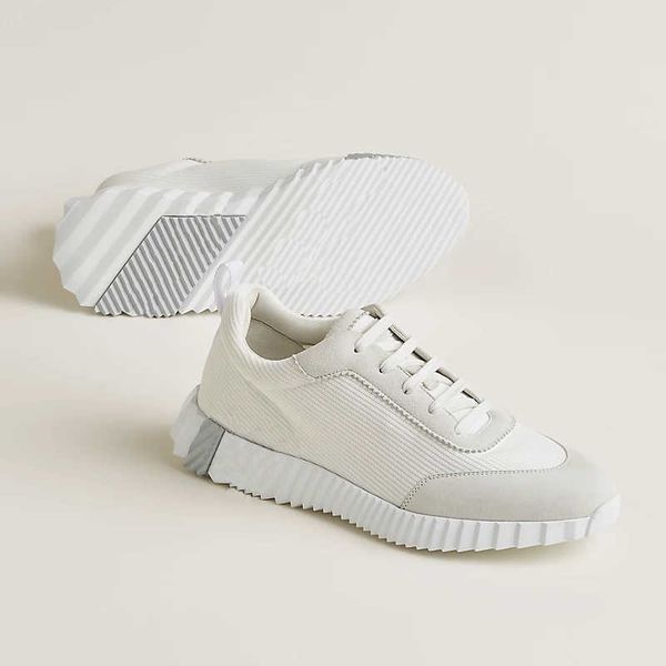 

fashion men depart sneakers platform bouncing trainer leather trendy knit mesh man knit skateboard rubber runner sole casual sports shoes 35, Black