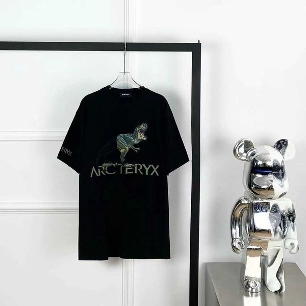 

arc t shirt for men arcterxy tees summer fashion brand short sleeve t shirt red light luxury half sleeve mens versatile round neck casual t, White;black