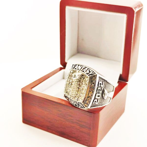 

2022 fantasy football ring championship ring, Silver