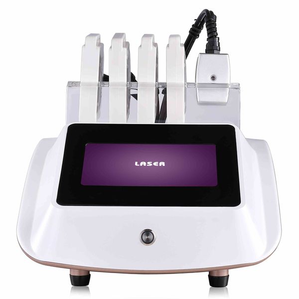 

beauty item 6 handles laser pads fat cavitation slimming vibrating weight loss machine fat burning machine