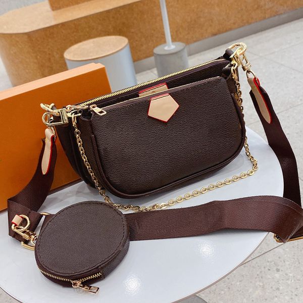 

designer bag luxurys handbags mahjong bag crossbody handbag women chain bags shoulder purse pu leather wallet classic brown flower bag vinta