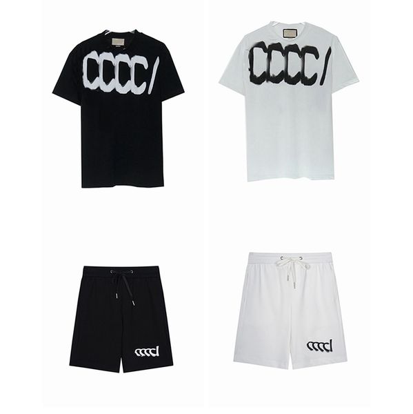 

man spring summer t shirt designer mans casual vacation tees shorts fashion crew neck hip hop skateboard t shirt, Black;green