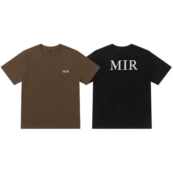 

men's plus tees & polos round t-shirt plus size neck embroidered and printed polar style summer wear with street pure cotton 45re75, Black;brown