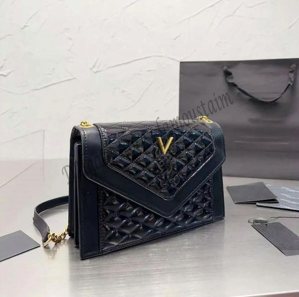 

women shape flap chain shoulder bags messenger bag luxurys cross body designer handbag classic satchel crossbody purse cosmetic evening clut