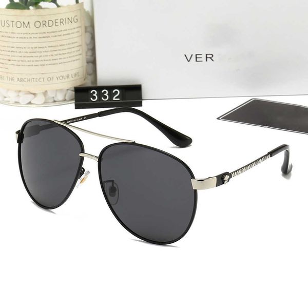 

luxury designer versage sunglasses men's women's vercace sunglasses new fashion casual men's polarized sunglasses driving tra, White;black