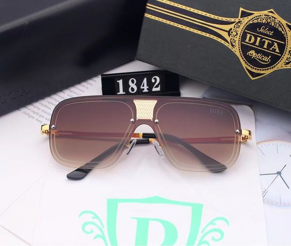 

original luxury dita tita fashion men's and women's sunglasses anti travel have, White;black