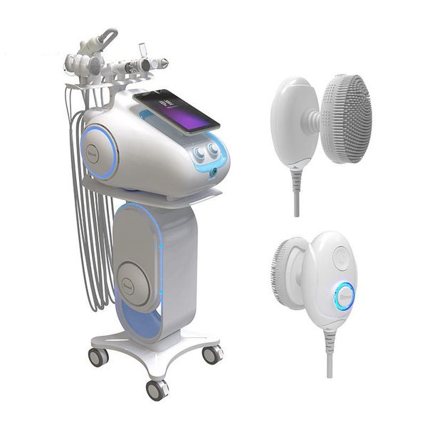 

beauty equipment multifunctional 6 in 1 smart skin revitalizer pore remover deep cleansing facial spa care machine for black head remover th, Black;white