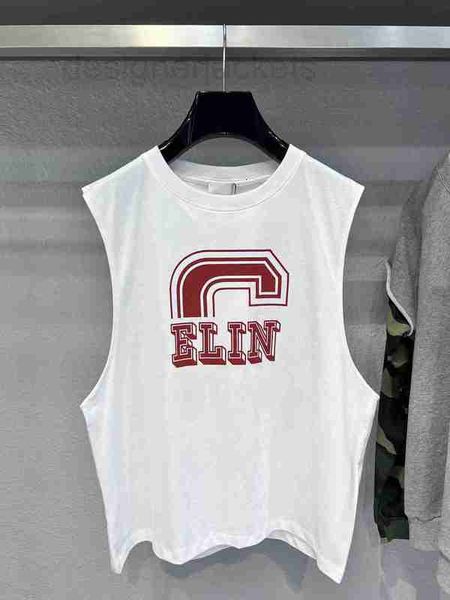 

women's t-shirt designer summer new big print ins sweet sleeveless tank ub9x, White