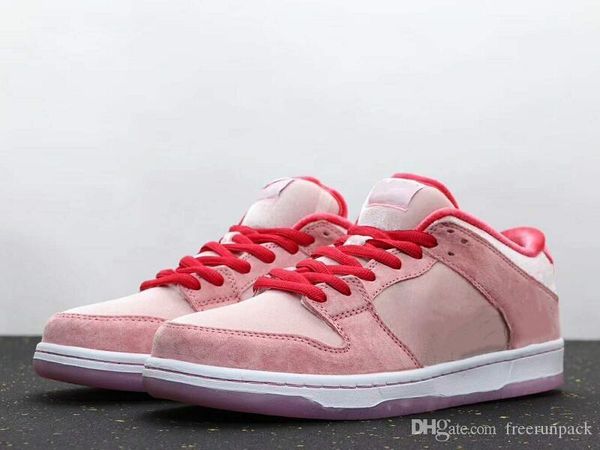 

2023 new exclusive basketball shoes dnks low designer skateboard shoes bright melon gym red med soft pink fashion sport sneakers come with b