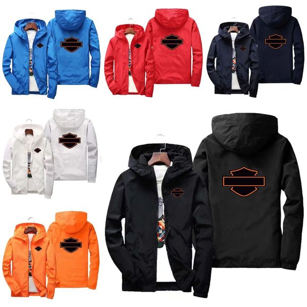 

designer jacket men harleys davidsons jacket fashion coat casual outdoor jacket men casual sports windbreaker harley motorcycle jacket 764t#, Black;brown