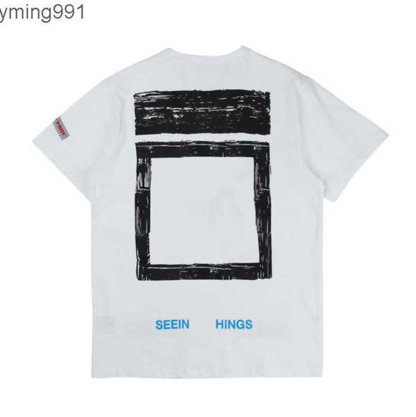

luxury fashion offs mens t shirt designer brand t-shirts casual summer tees women back arrow x print t-shirt couples sports tshirts hip hop, White;black