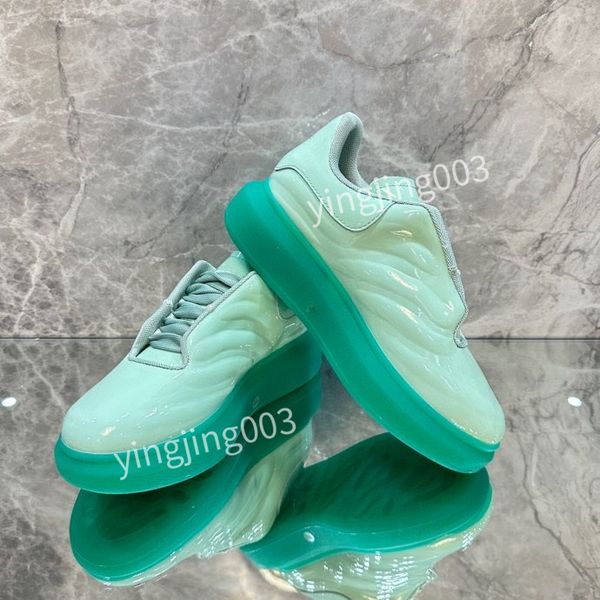 

2023 luxury shoes men women reflective sneakers genuine leather sneakers calfskin casual shoe, Black