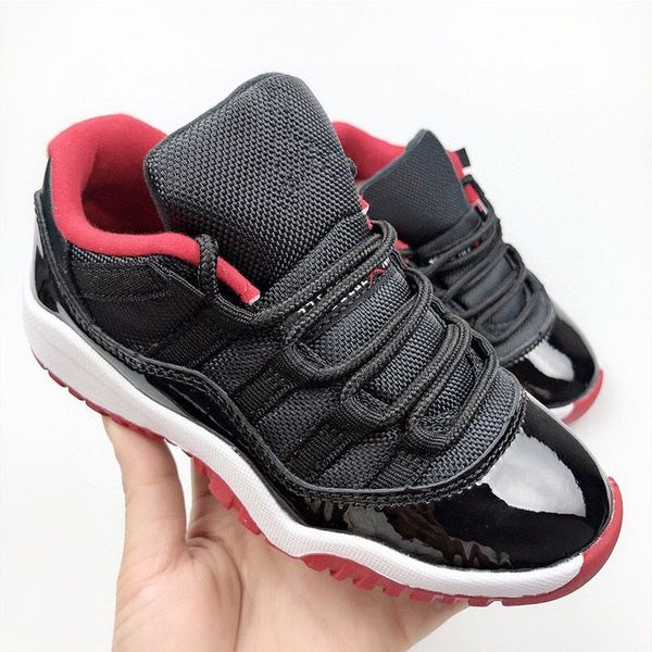 

retro kids shoes 11 boys girls low basketball jumpman 11s shoe children black sneaker chicago designer military grey trainers baby big kid y