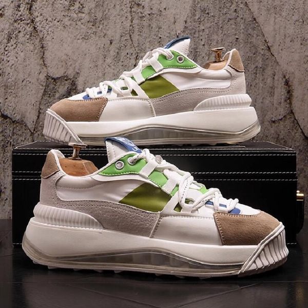 

new men leather shoes casual shoes male sneakers fashion flats premium sneakers banquet beige zapatillas hombre d2a61, Black