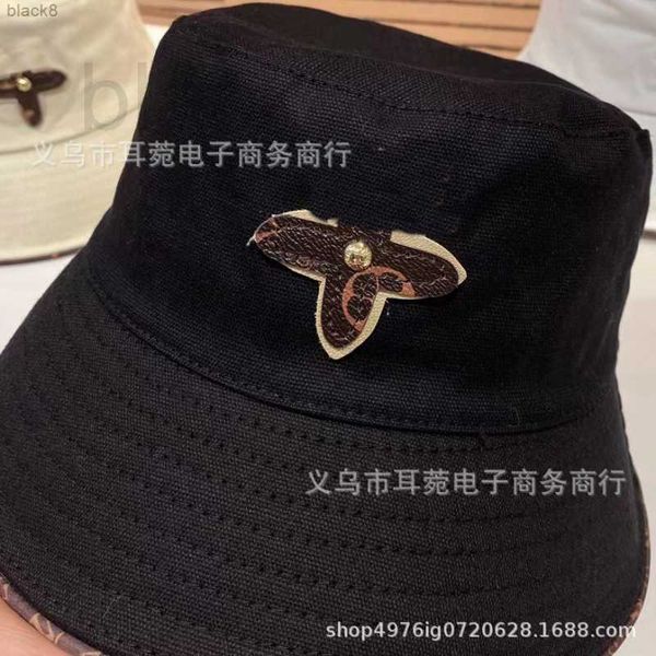 

wide brim hats & bucket designer european original cotton fisherman's wearable in four seasons for men and women sunvisor flat fashion, Blue;gray